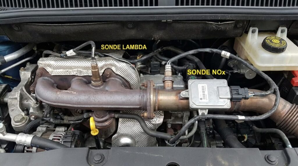 Les sondes Lambda et NOx d'un scenic 4