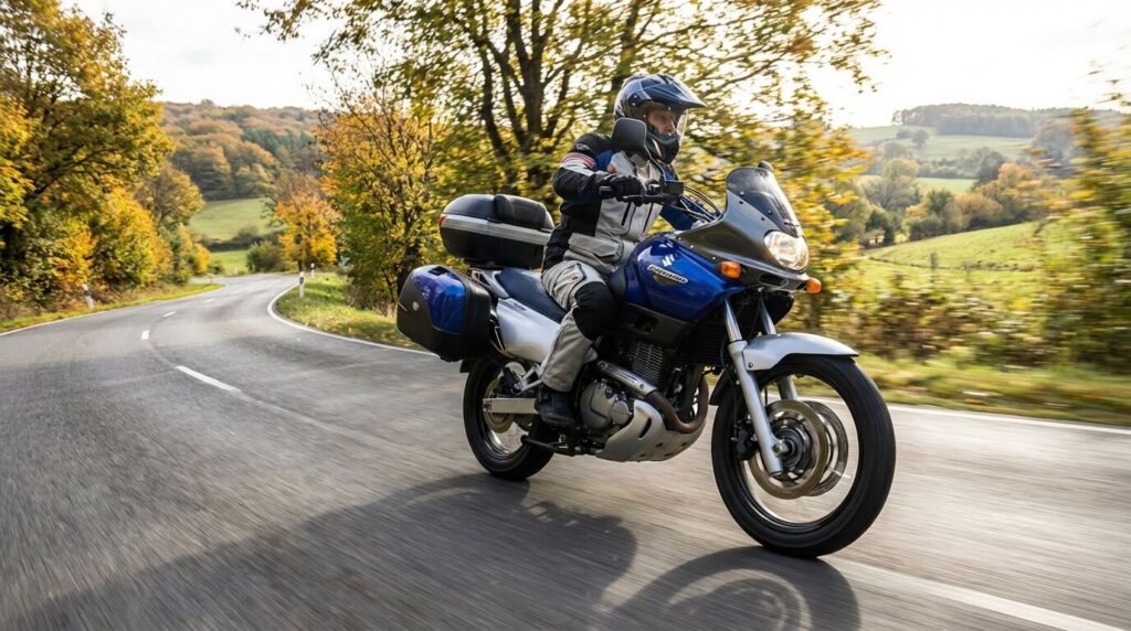 Suzuki 650 Freewind qui roule