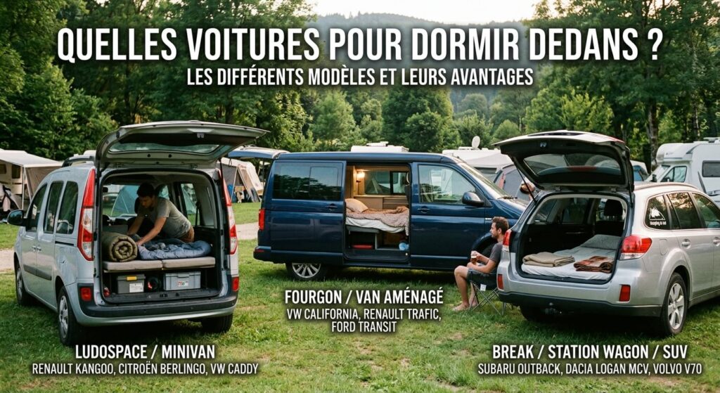 Quelle voiture choisir pour dormir dedans : guide et modèles 4