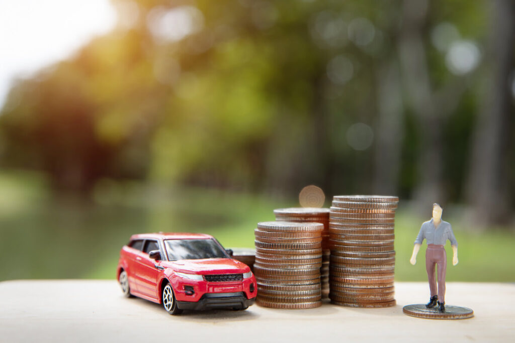 Calcul des mensualités de remboursement pour le prêt d'une voiture neuve ou d'occasion.