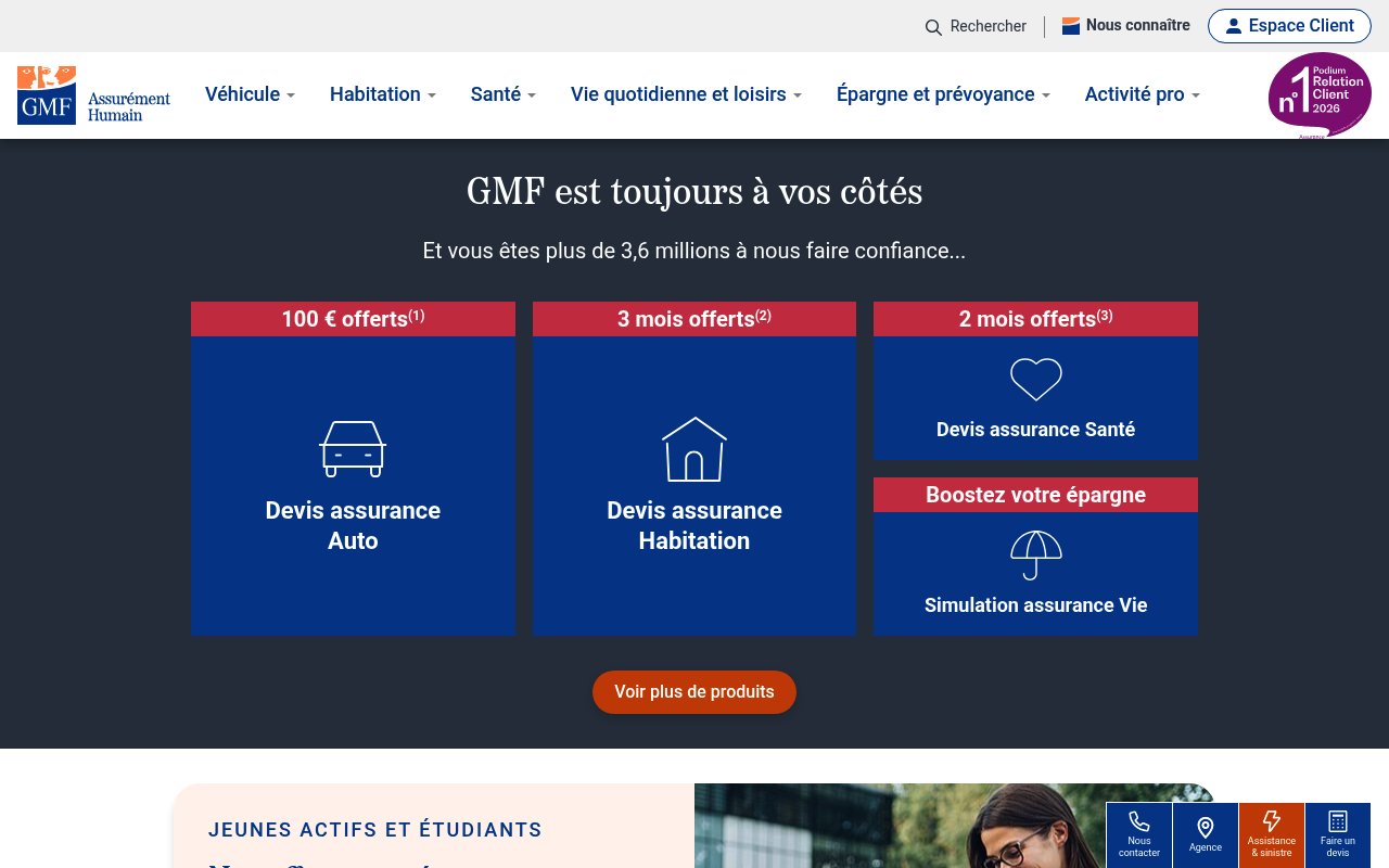 Apercu du site GMF